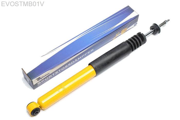 EVOSTMB01V, Sport schokdemper Vooras, Mercedes CLK (W208), Sport shock absorber front axleMercedes C-Class type 202, year 01/96 - 01/01Mercedes CLK-Class type 208, year 06/97 - 05/02Mercedes E-Class type 210, year 06/95 - 02/02, Verlaging tot -40mm mogelijk, Prijs is per stuk ! , aantal ingeven bij bestellen